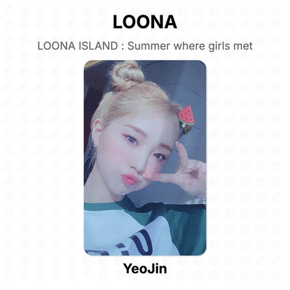 LOONA ISLAND : Summer where girls met Official Photocard