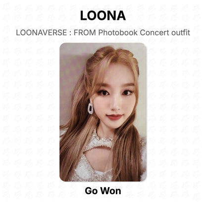 LOONA LOONAVERSE : FROM Photobook Concert outfit Official Photocard