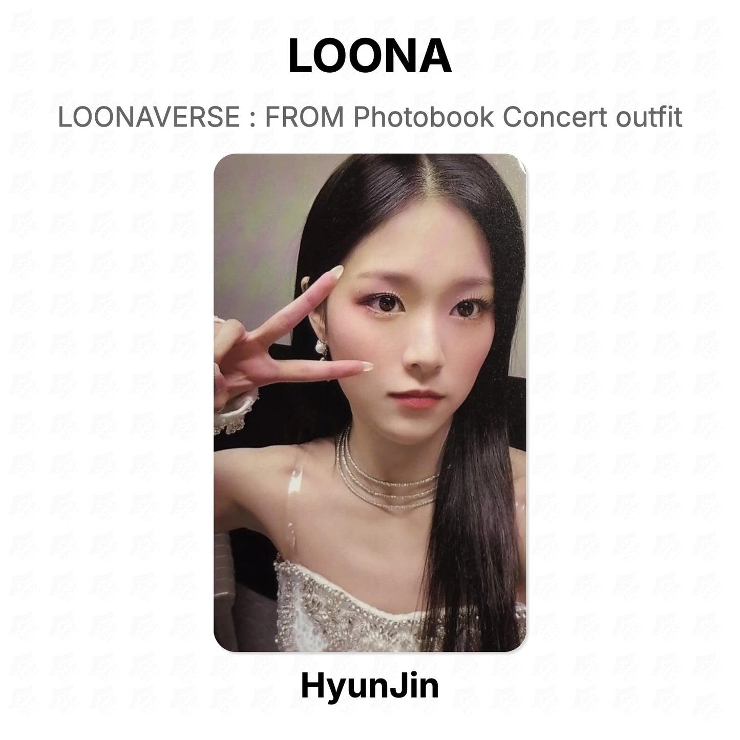 LOONA LOONAVERSE : FROM Photobook Concert outfit Official Photocard