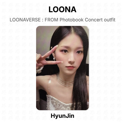 LOONA LOONAVERSE : FROM Photobook Concert outfit Official Photocard