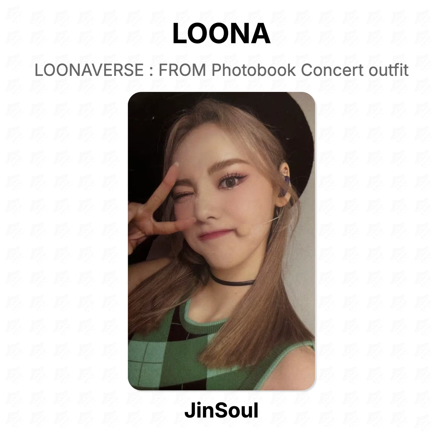 LOONA LOONAVERSE : FROM Photobook Concert outfit Official Photocard