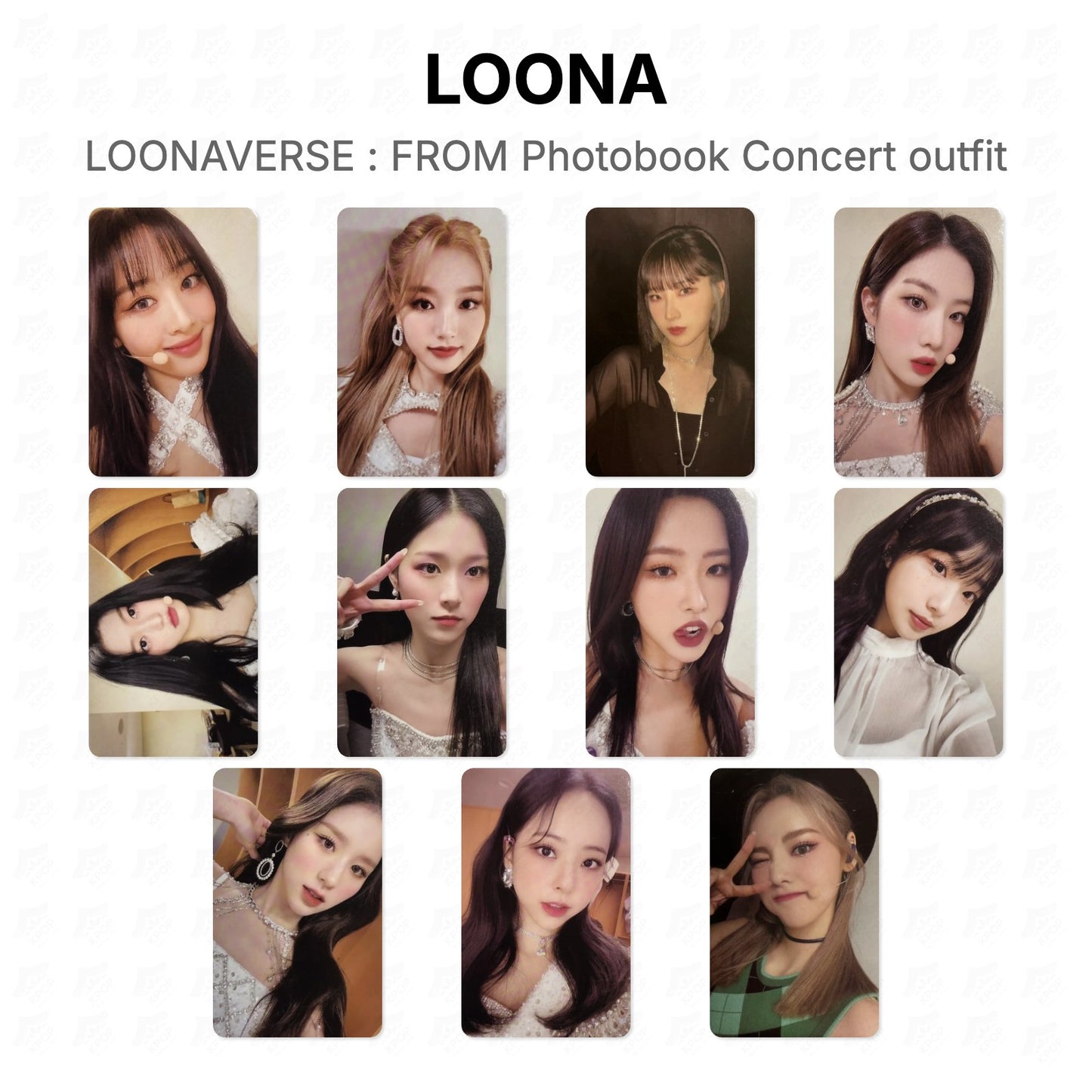 LOONA LOONAVERSE : FROM Photobook Concert outfit Official Photocard