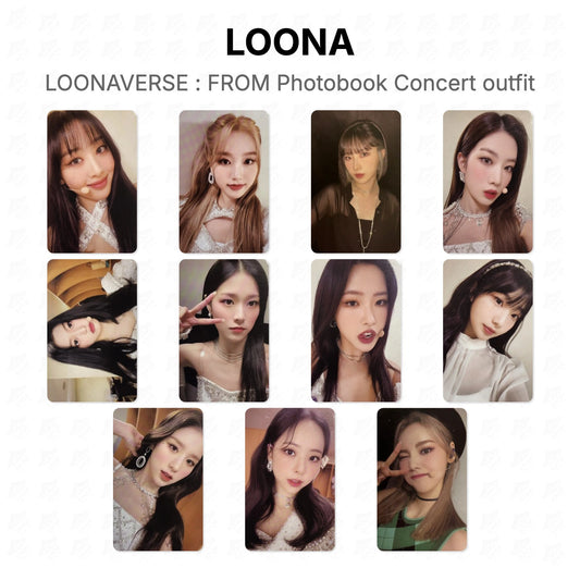 LOONA LOONAVERSE : FROM Photobook Concert outfit Official Photocard