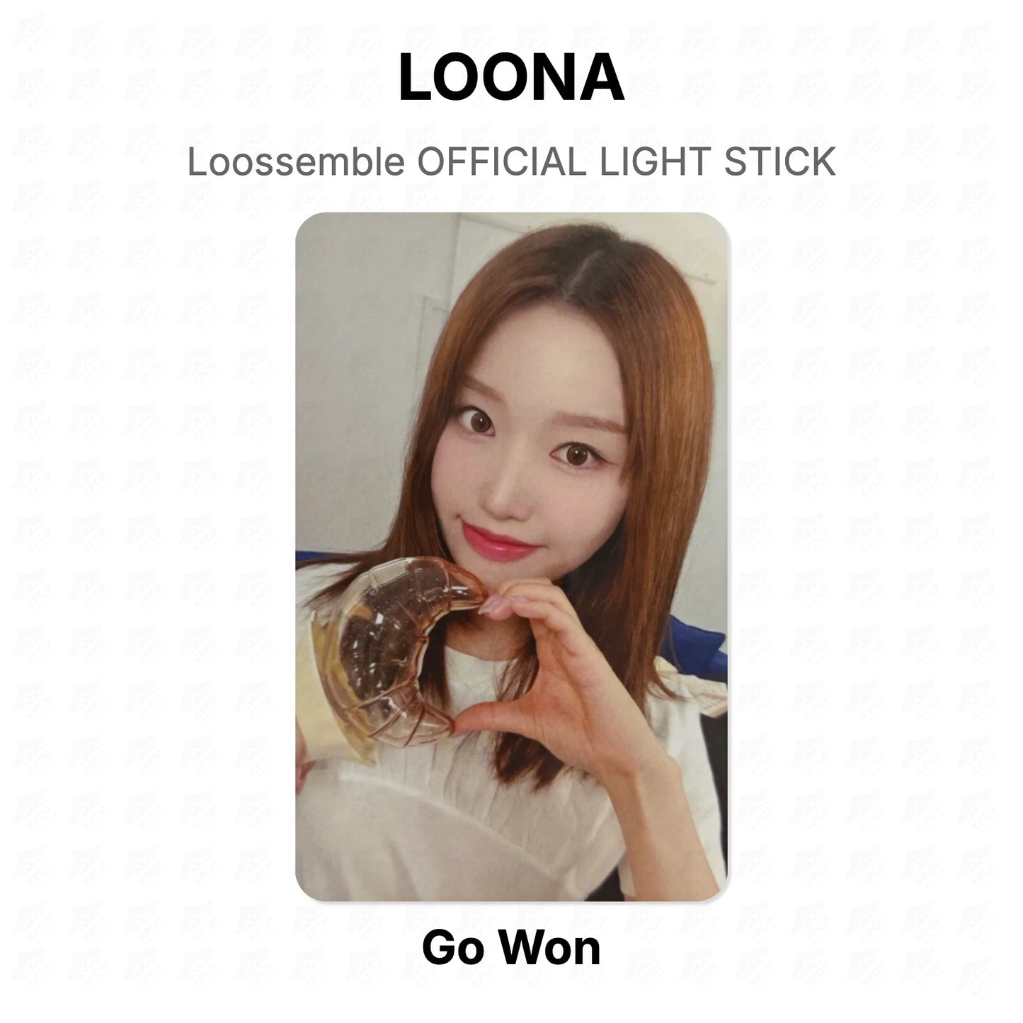 LOONA Loossemble OFFICIAL LIGHT STICK Official Photocard
