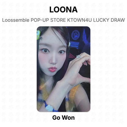 LOONA Loossemble POP-UP STORE KTOWN4U LUCKY DRAW Official Photocard