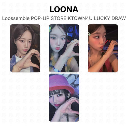 LOONA Loossemble POP-UP STORE KTOWN4U LUCKY DRAW Official Photocard