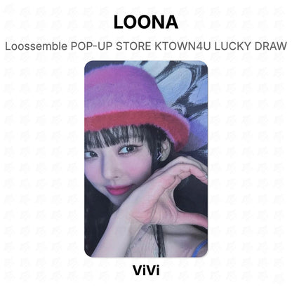 LOONA Loossemble POP-UP STORE KTOWN4U LUCKY DRAW Official Photocard