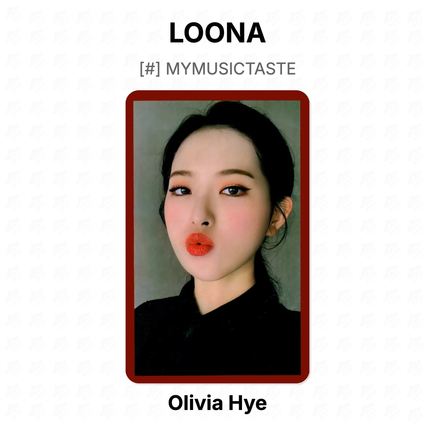 LOONA [#] MYMUSICTASTE Official Photocard
