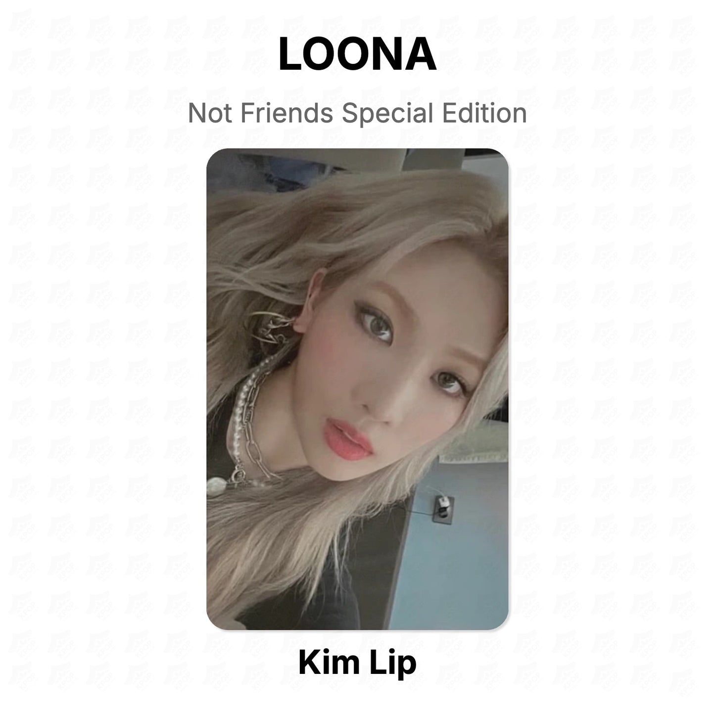 LOONA Not Friends Special Edition Official Photocard