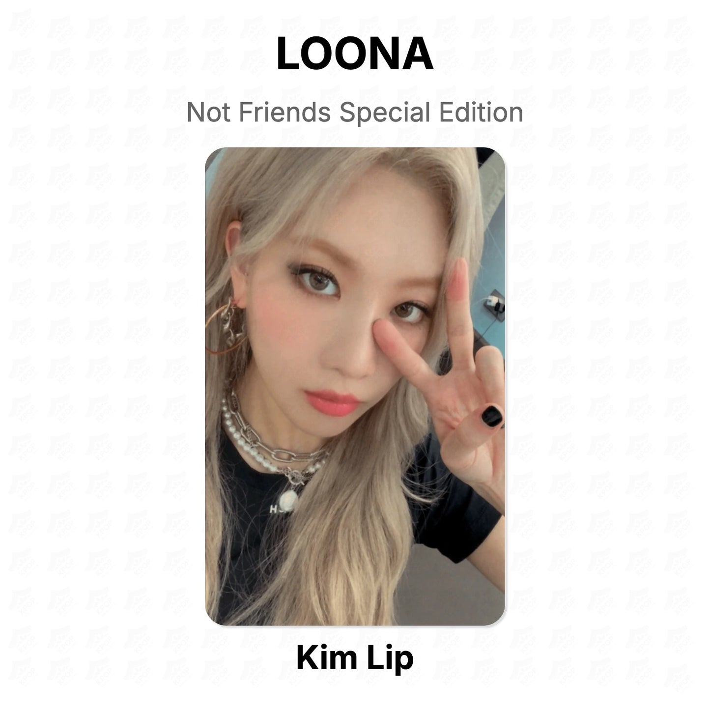 LOONA Not Friends Special Edition Official Photocard