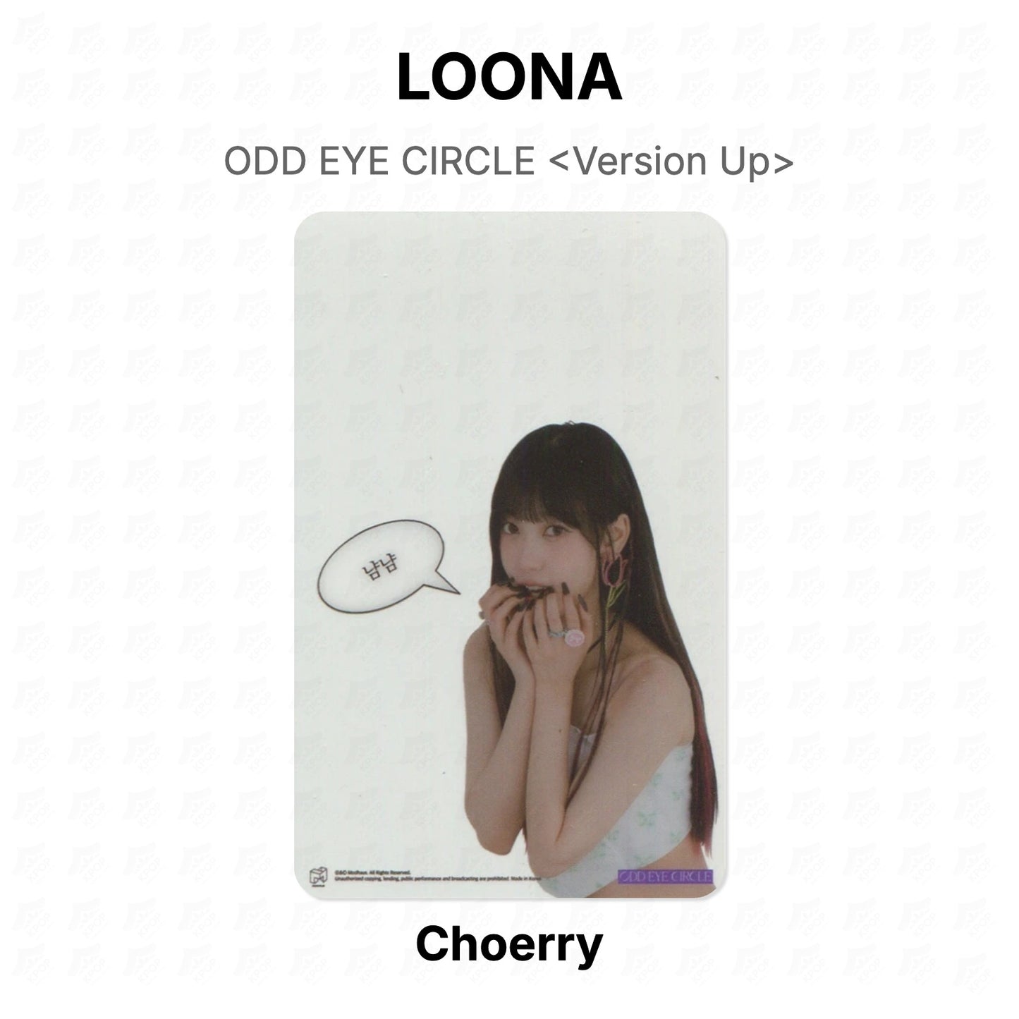 LOONA ODD EYE CIRCLE <Version Up> Official Photocard