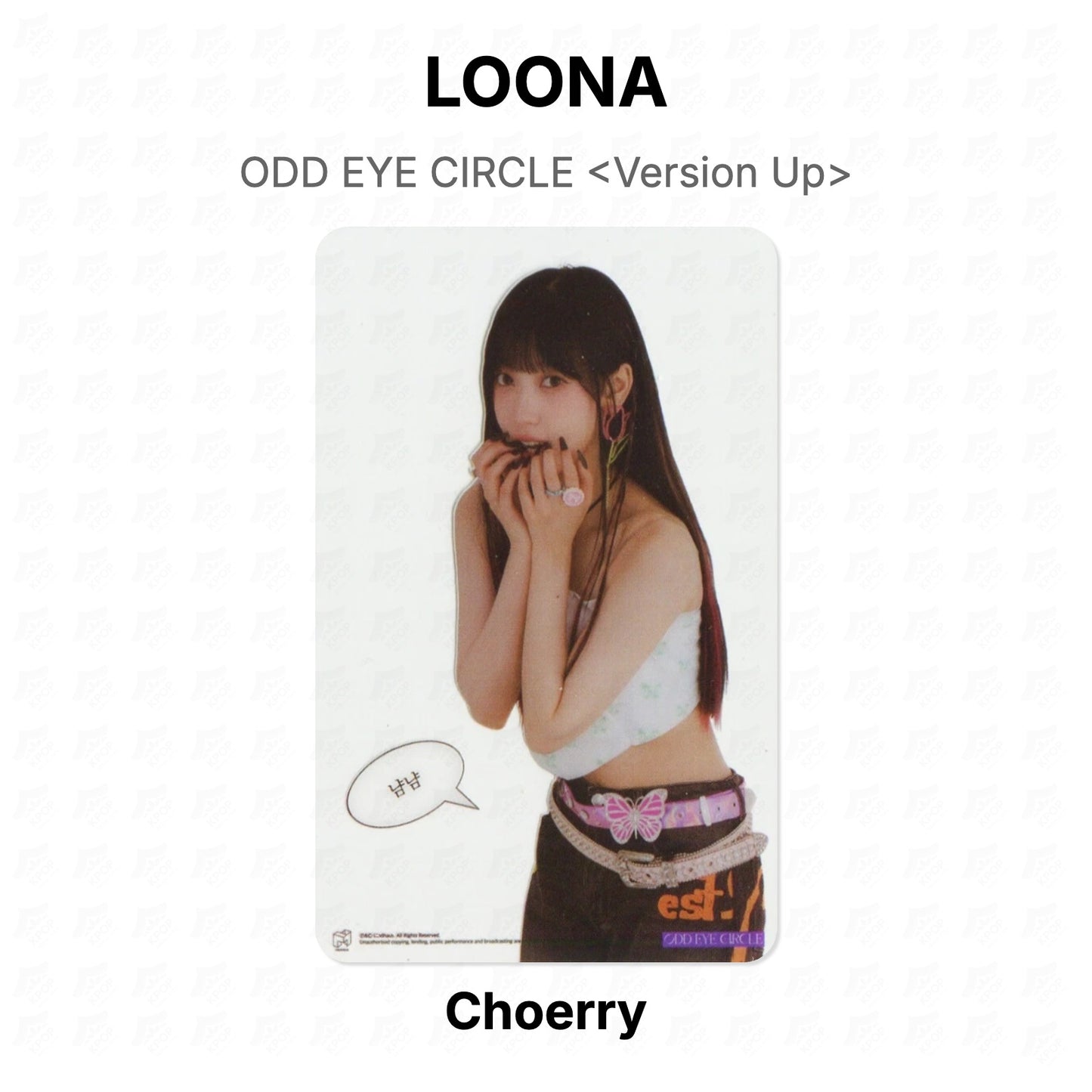LOONA ODD EYE CIRCLE <Version Up> Official Photocard