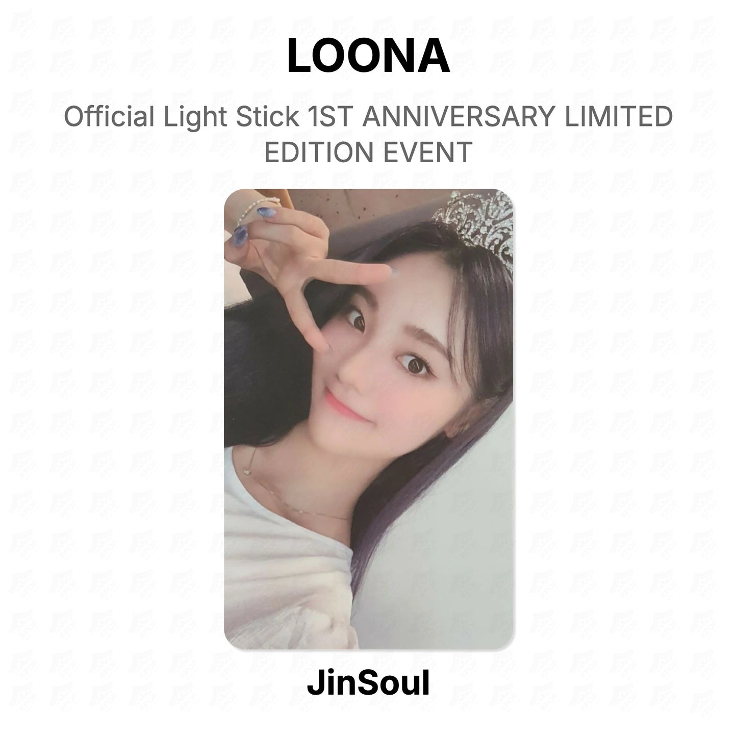 LOONA Official Light Stick 1ST ANNIVERSARY LIMITED EDITION EVENT Official Photocard