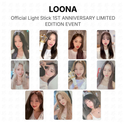 LOONA Official Light Stick 1ST ANNIVERSARY LIMITED EDITION EVENT Official Photocard