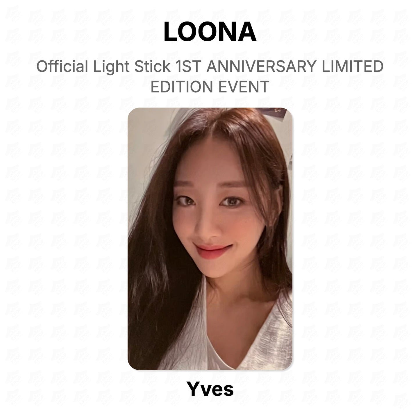 LOONA Official Light Stick 1ST ANNIVERSARY LIMITED EDITION EVENT Official Photocard