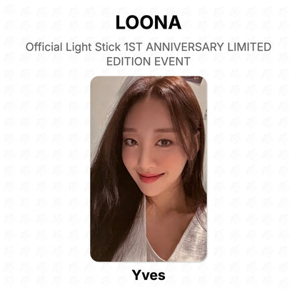 LOONA Official Light Stick 1ST ANNIVERSARY LIMITED EDITION EVENT Official Photocard