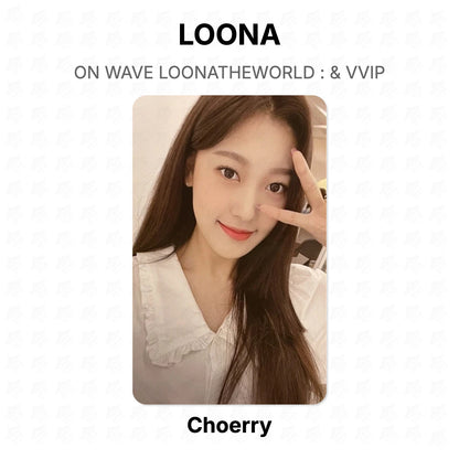 LOONA ON WAVE LOONATHEWORLD : & VVIP Official Photocard