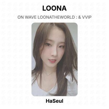LOONA ON WAVE LOONATHEWORLD : & VVIP Official Photocard