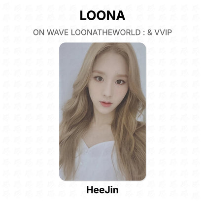 LOONA ON WAVE LOONATHEWORLD : & VVIP Official Photocard