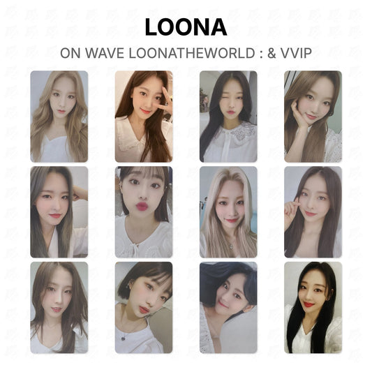 LOONA ON WAVE LOONATHEWORLD : & VVIP Official Photocard
