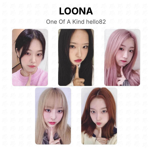 LOONA One Of A Kind hello82 Official Photocard