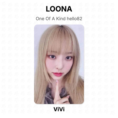 LOONA One Of A Kind hello82 Official Photocard