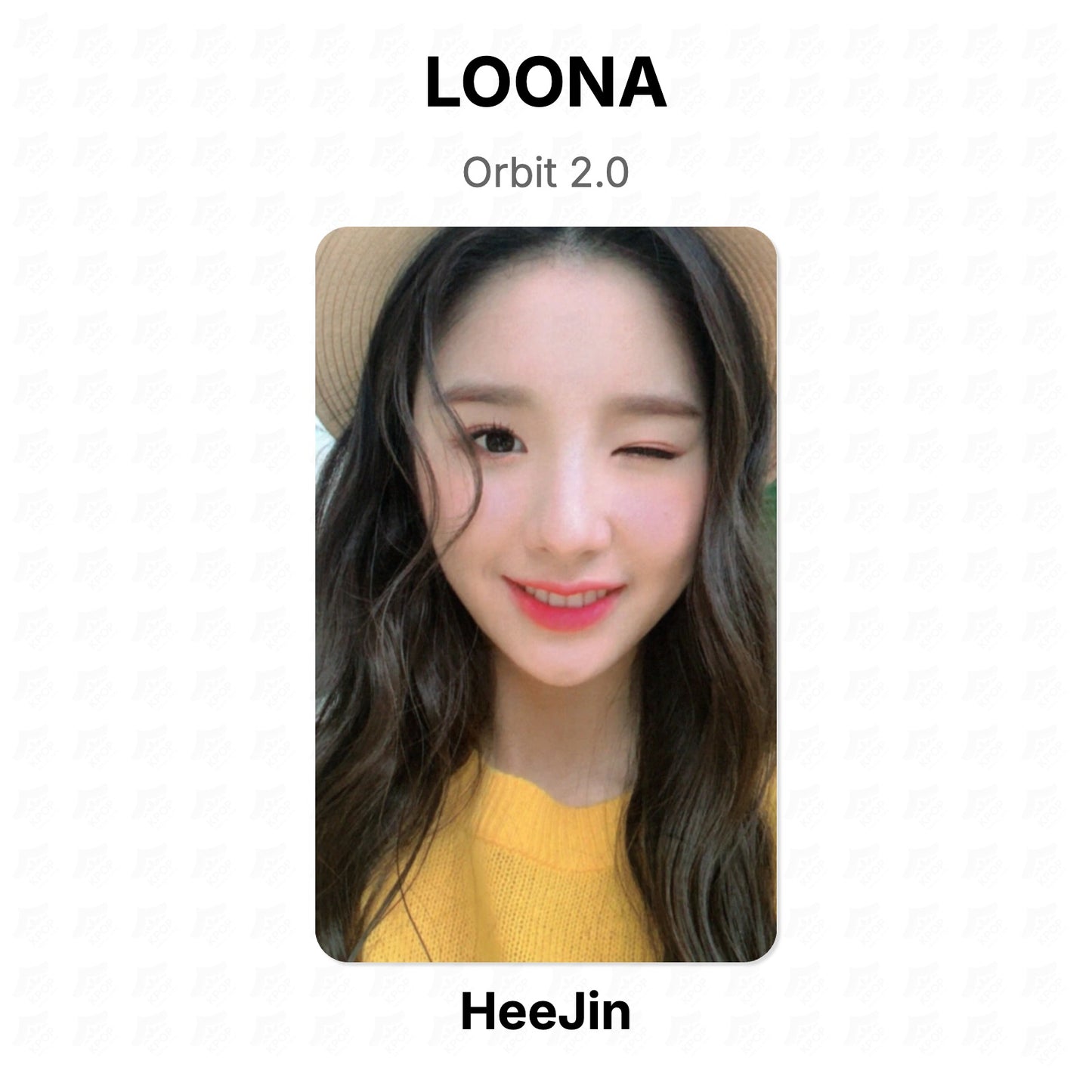 LOONA Orbit 2.0 Official Photocard