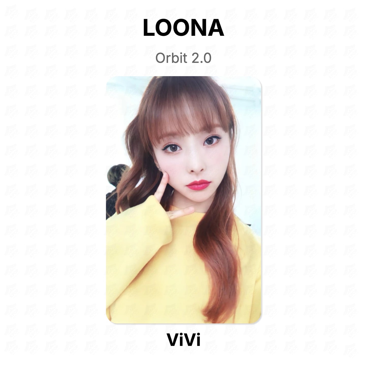 LOONA Orbit 2.0 Official Photocard