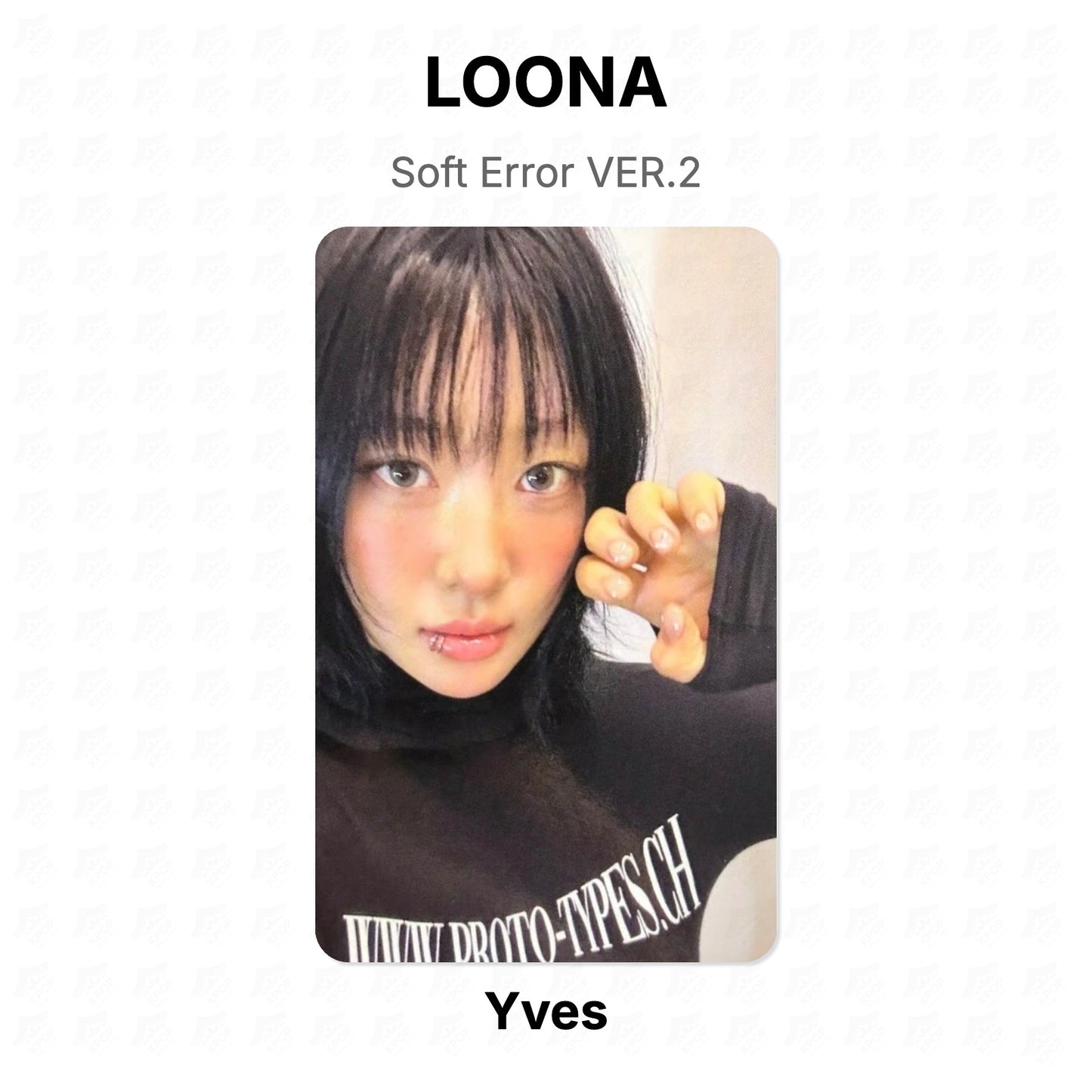 LOONA Soft Error VER.2 Official Photocard