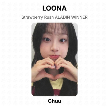 LOONA Strawberry Rush ALADIN WINNER Official Photocard
