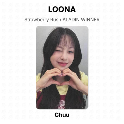 LOONA Strawberry Rush ALADIN WINNER Official Photocard