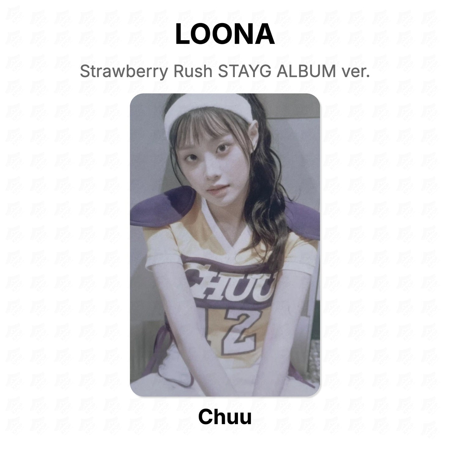 LOONA Strawberry Rush STAYG ALBUM ver. Official Photocard