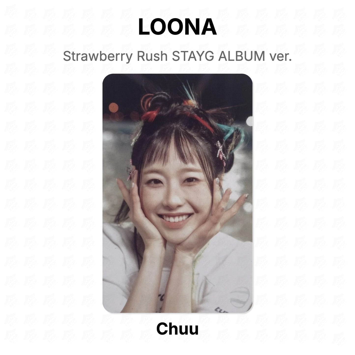 LOONA Strawberry Rush STAYG ALBUM ver. Official Photocard