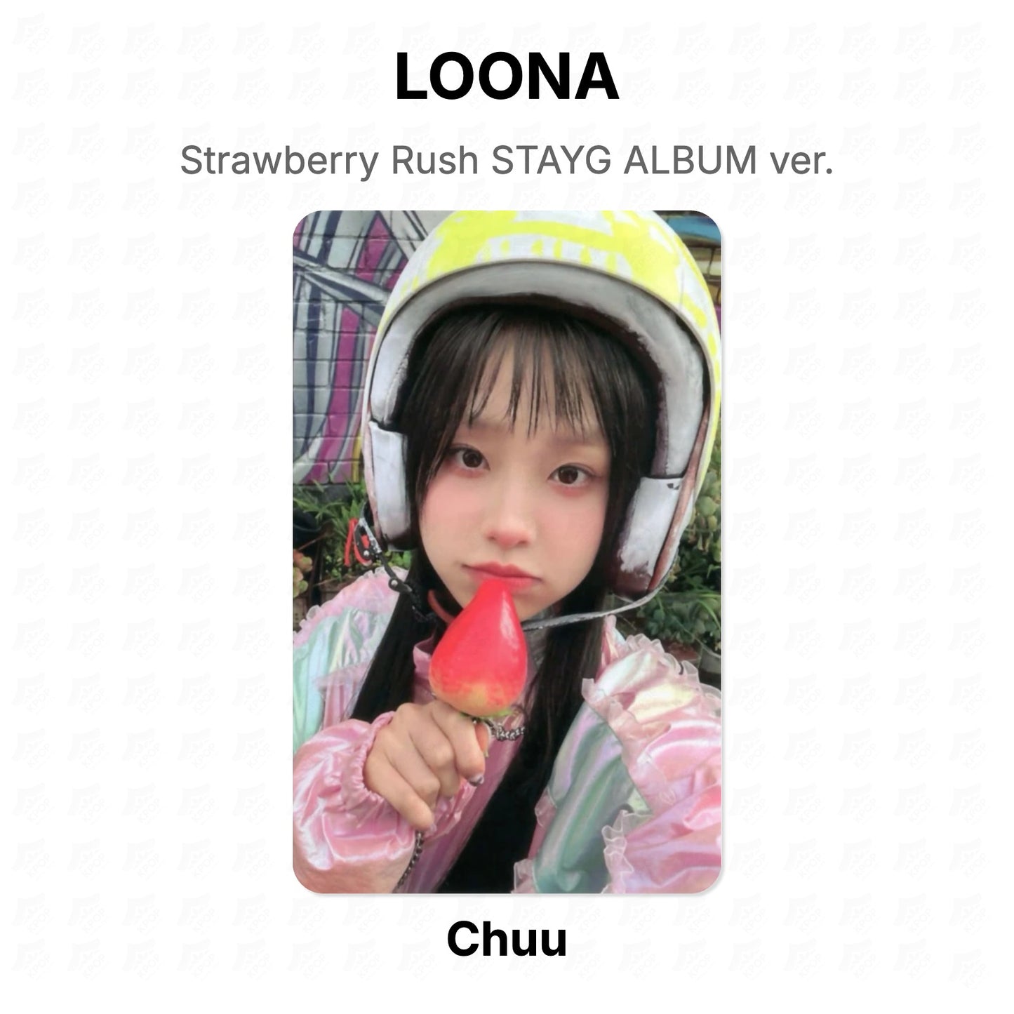 LOONA Strawberry Rush STAYG ALBUM ver. Official Photocard
