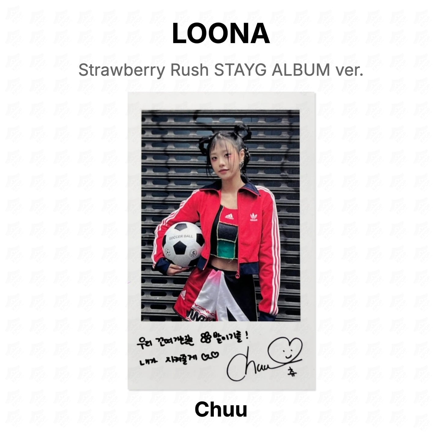 LOONA Strawberry Rush STAYG ALBUM ver. Official Photocard