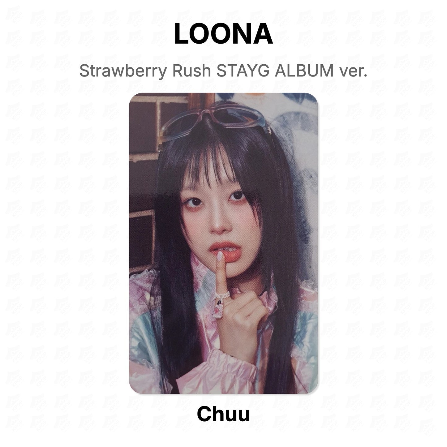 LOONA Strawberry Rush STAYG ALBUM ver. Official Photocard