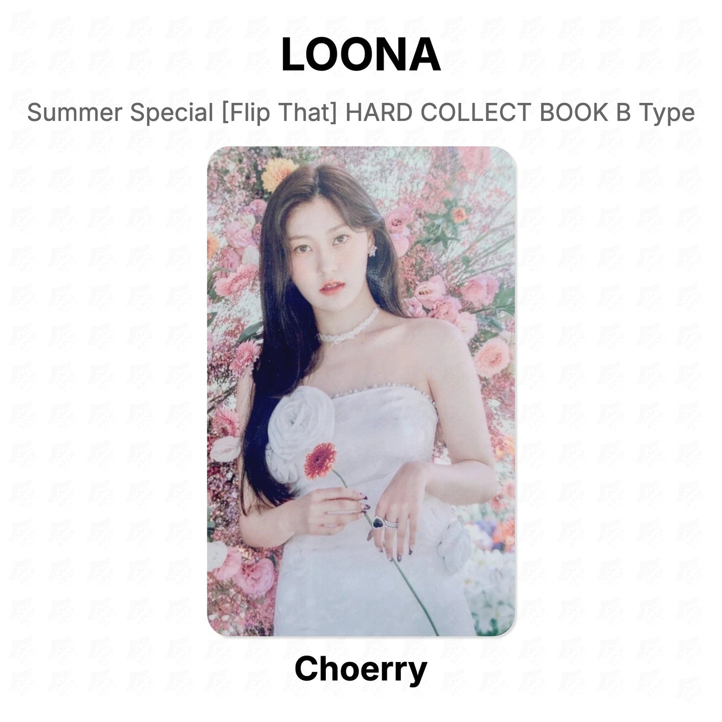 LOONA Summer Special [Flip That] HARD COLLECT BOOK B Type Official Photocard