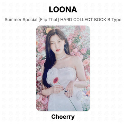 LOONA Summer Special [Flip That] HARD COLLECT BOOK B Type Official Photocard