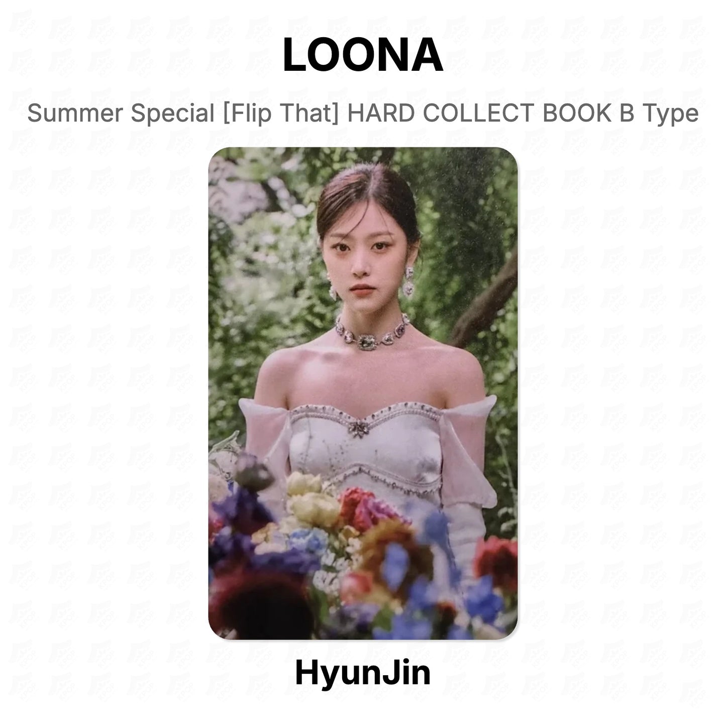LOONA Summer Special [Flip That] HARD COLLECT BOOK B Type Official Photocard