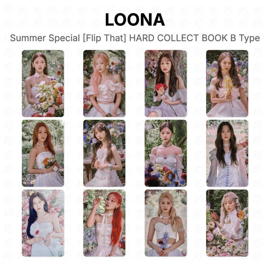 LOONA Summer Special [Flip That] HARD COLLECT BOOK B Type Official Photocard