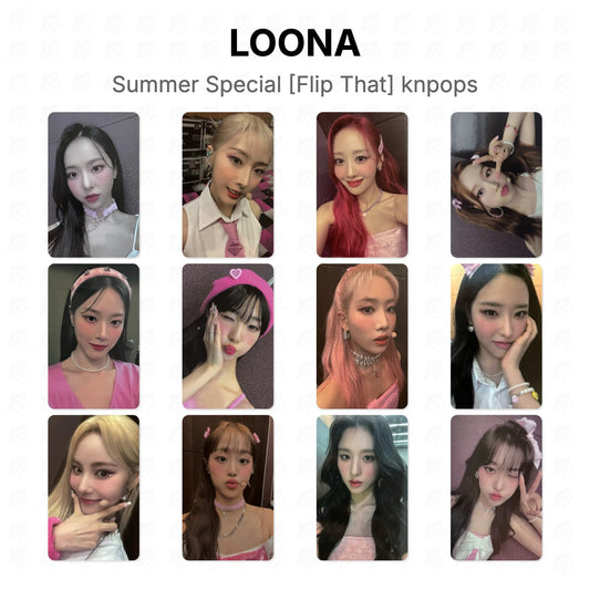 LOONA Summer Special [Flip That] knpops Official Photocard