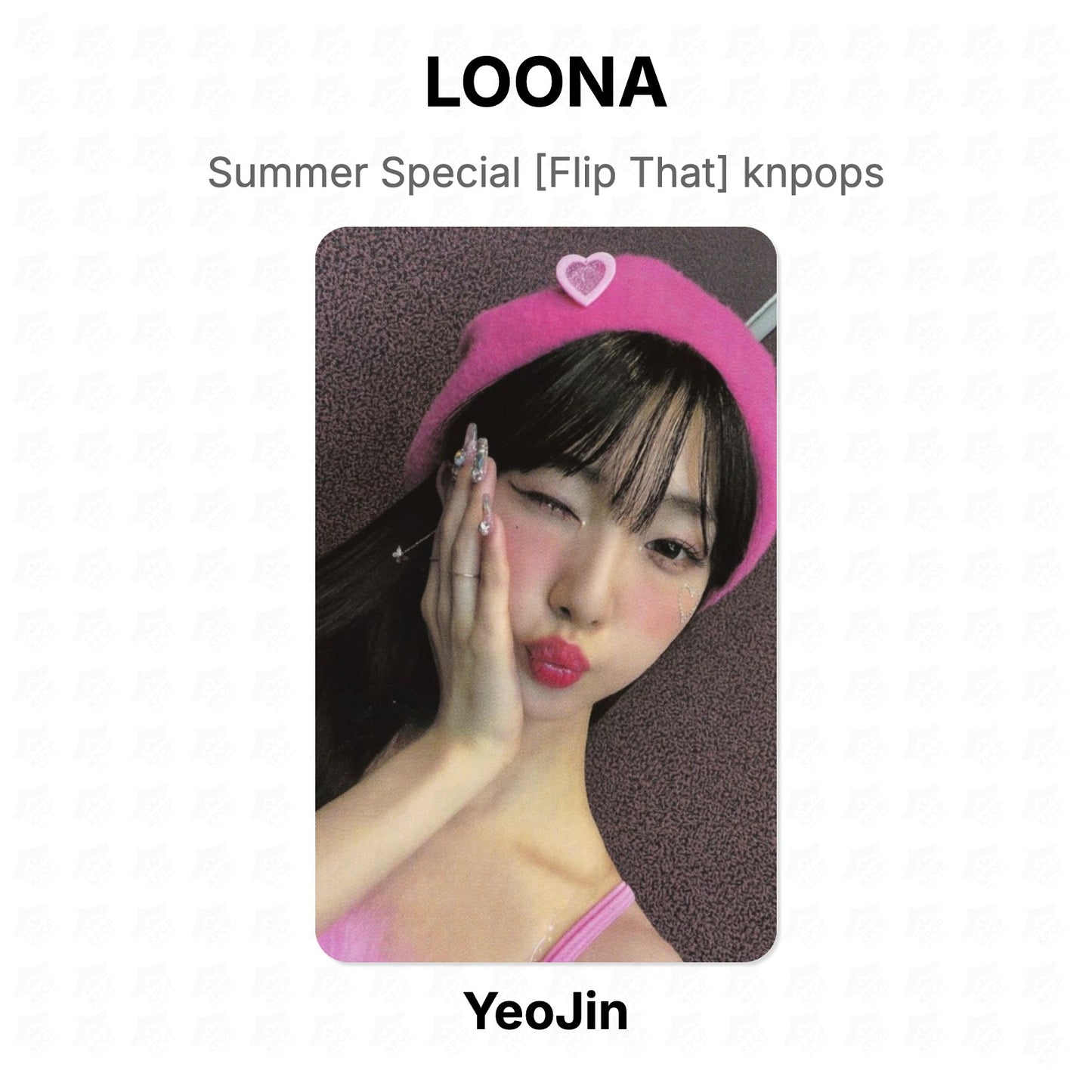 LOONA Summer Special [Flip That] knpops Official Photocard