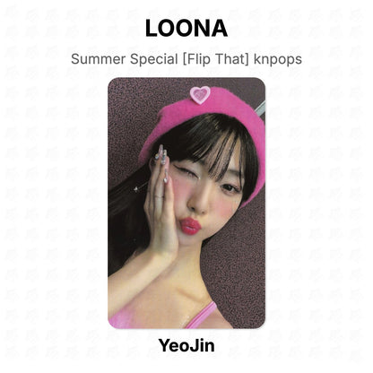 LOONA Summer Special [Flip That] knpops Official Photocard
