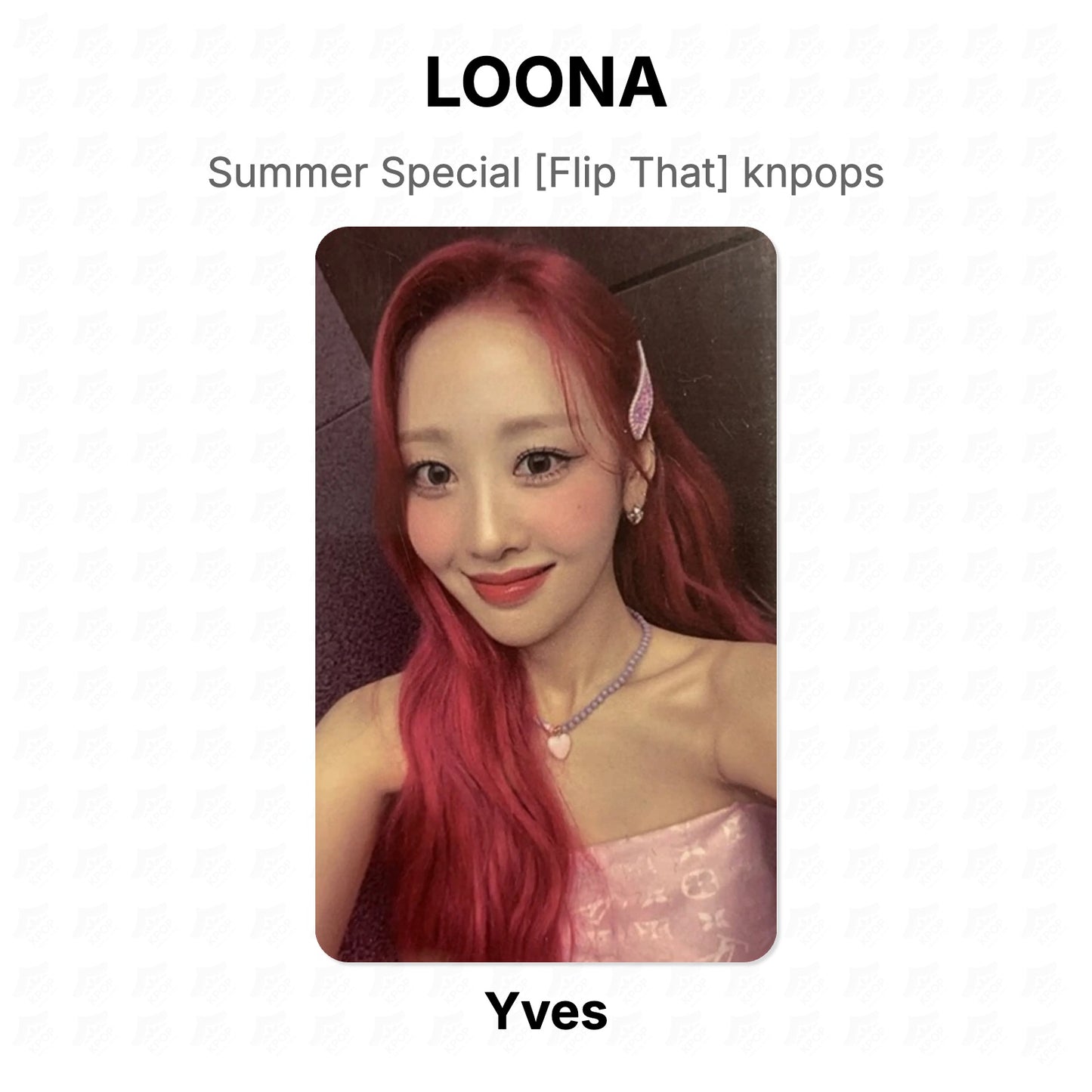 LOONA Summer Special [Flip That] knpops Official Photocard