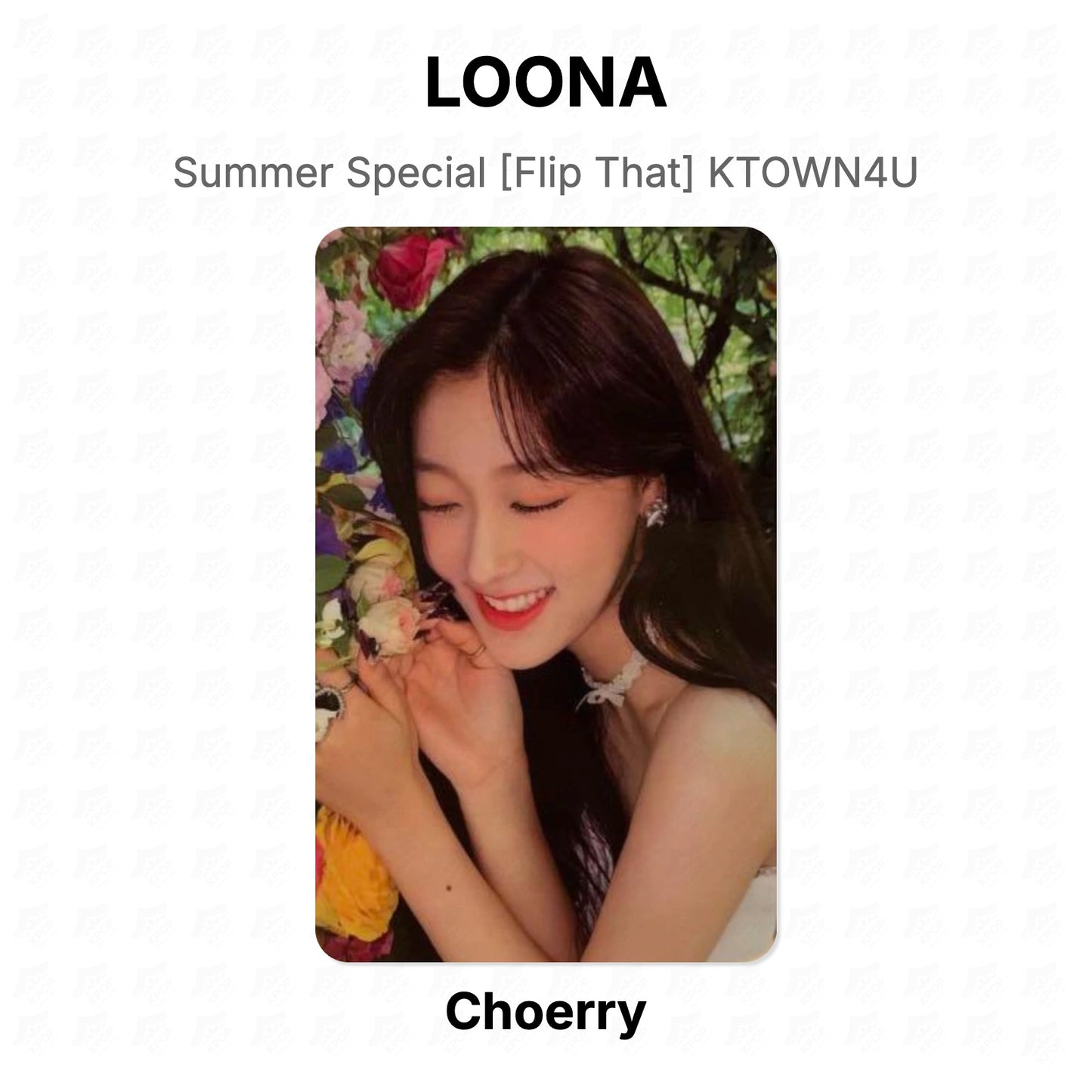 LOONA Summer Special [Flip That] KTOWN4U Official Photocard