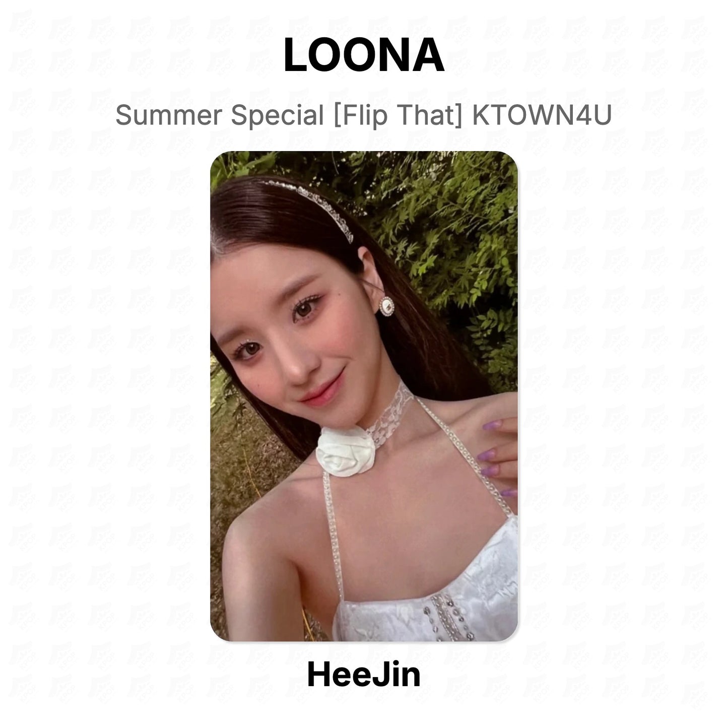 LOONA Summer Special [Flip That] KTOWN4U Official Photocard