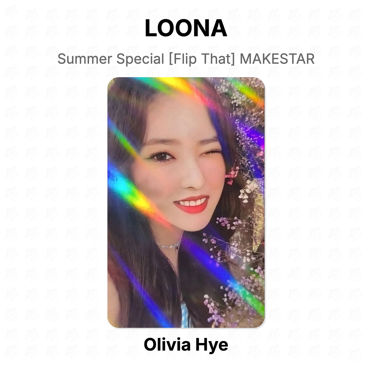 LOONA Summer Special [Flip That] MAKESTAR Official Photocard