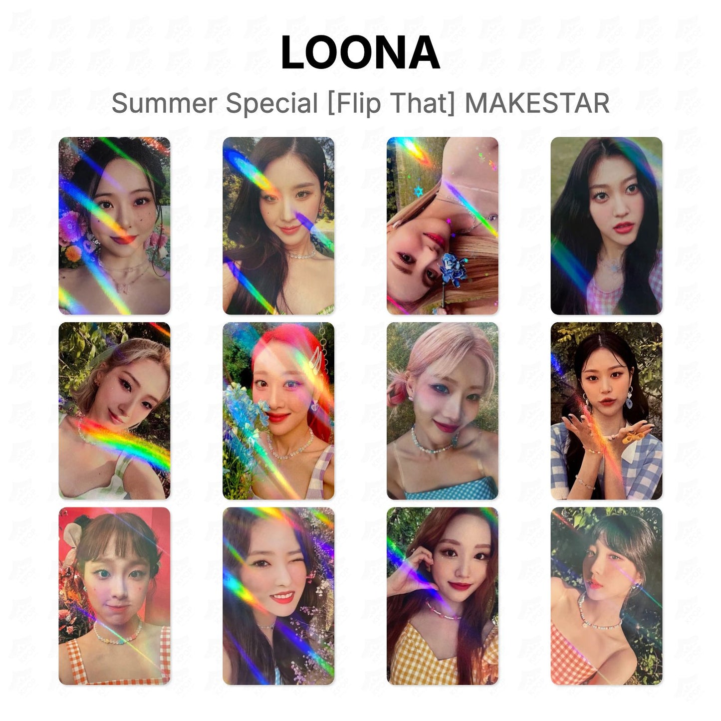 LOONA Summer Special [Flip That] MAKESTAR Official Photocard