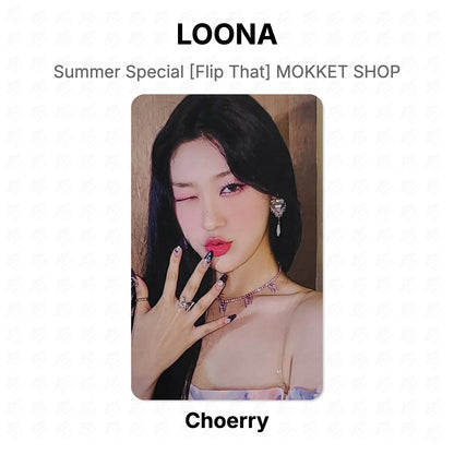 LOONA Summer Special [Flip That] MOKKET SHOP Official Photocard