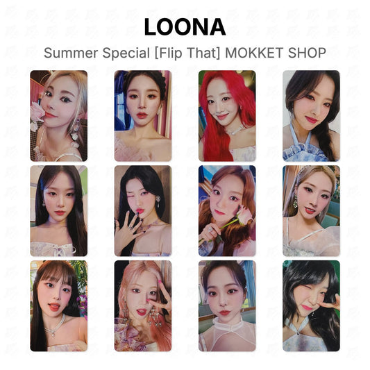 LOONA Summer Special [Flip That] MOKKET SHOP Official Photocard